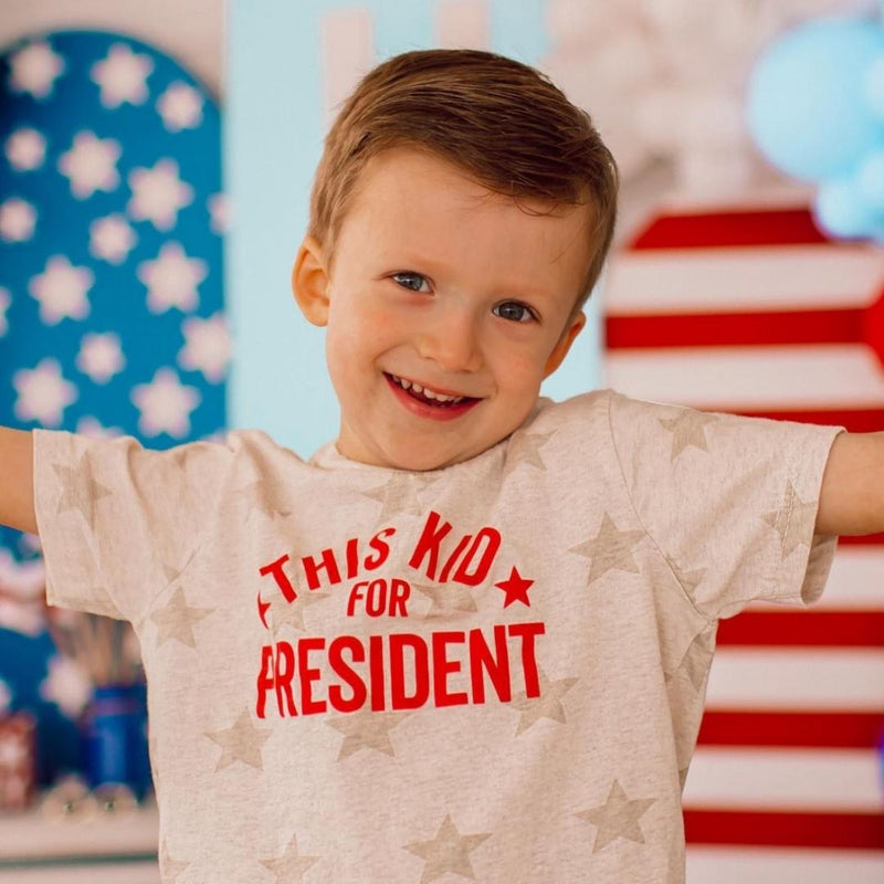 THIS KID FOR PRESIDENT - Short Sleeve STAR Child Shirt