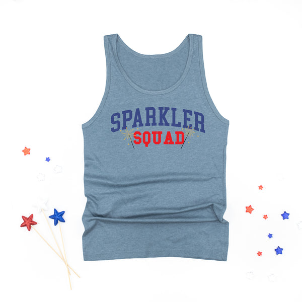 Sparkler Squad - Adult Unisex Jersey Tank