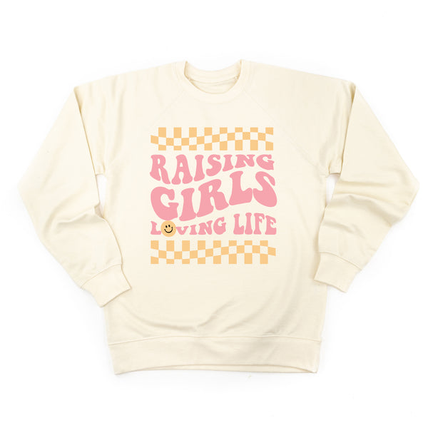 THE RETRO EDIT - Raising Girls Loving Life - Lightweight Pullover Sweater