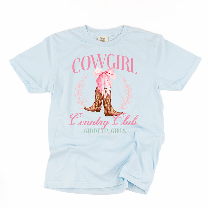 Cowgirl Country Club (Girl's Girl Version) - SHORT SLEEVE COMFORT COLORS TEE