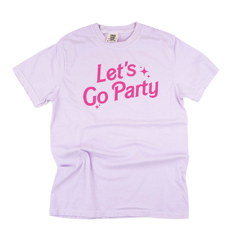 let_s_go_party_barbie_comfort_colors_little_mama_shirt_shop