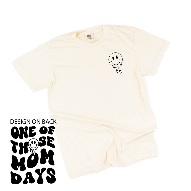 Melting Motherhood - ONE OF THOSE MOM DAYS - (w/ Melty Smiley) - SHORT SLEEVE COMFORT COLORS TEE