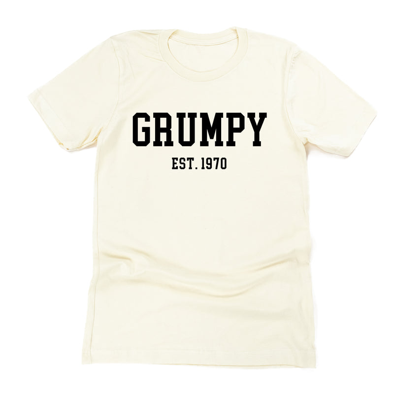GRUMPY - EST. (Select Your Year) - Unisex Tee