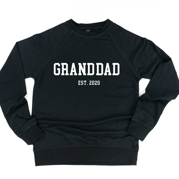 GRANDDAD - EST. (Select Your Year) - Lightweight Pullover Sweater