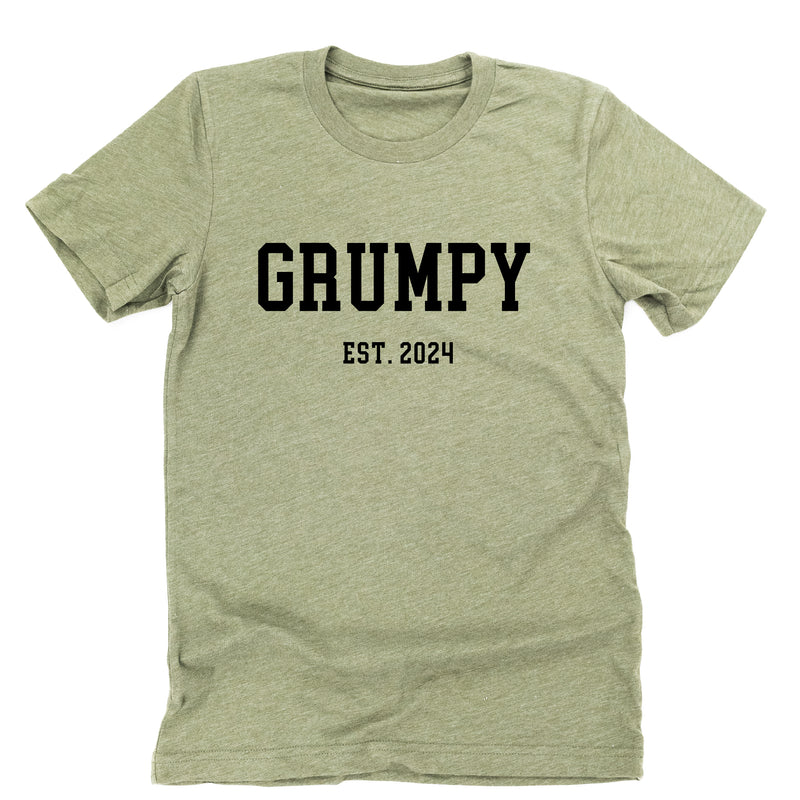 GRUMPY - EST. (Select Your Year) - Unisex Tee