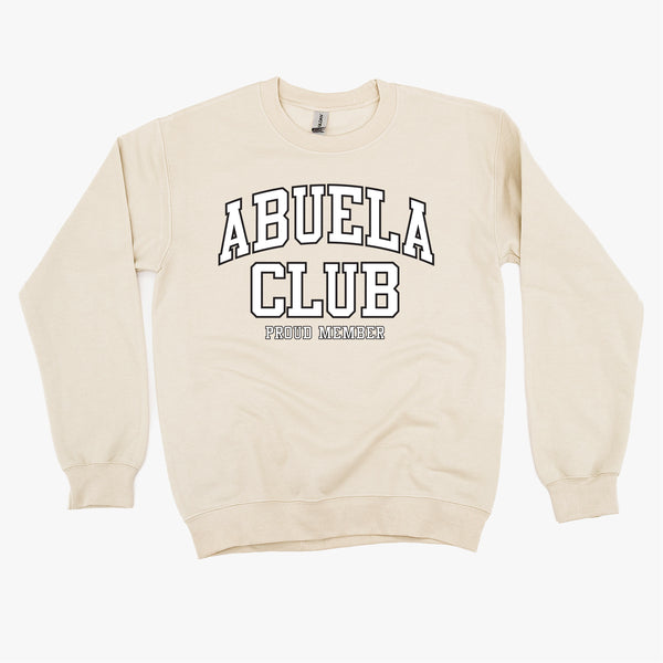 Varsity Style - ABUELA Club - Proud Member - BASIC FLEECE CREWNECK