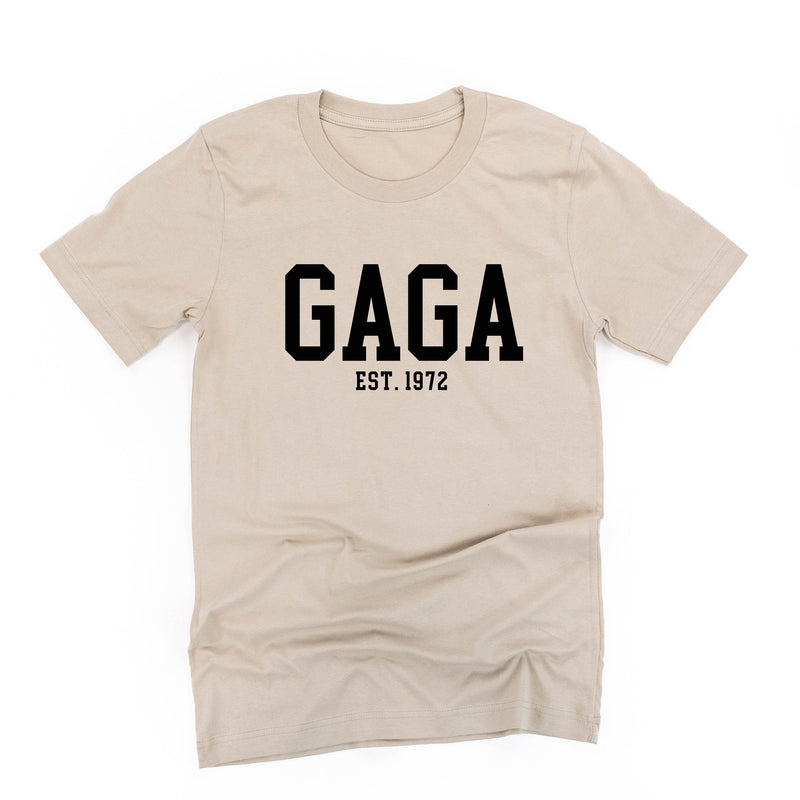 Gaga - EST. (Select Your Year) ﻿- Unisex Tee