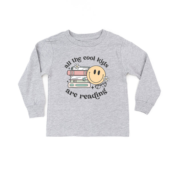 All the Cool Kids Are Reading - Long Sleeve Child Shirt