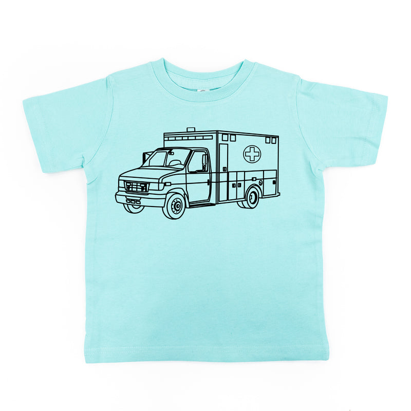 AMBULANCE - Minimalist Design - Short Sleeve Child Shirt