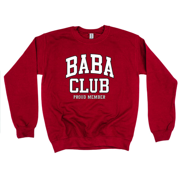 Varsity Style - BABA Club - Proud Member - BASIC FLEECE CREWNECK
