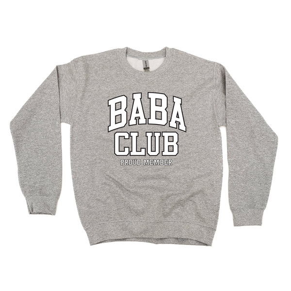Varsity Style - BABA Club - Proud Member - BASIC FLEECE CREWNECK