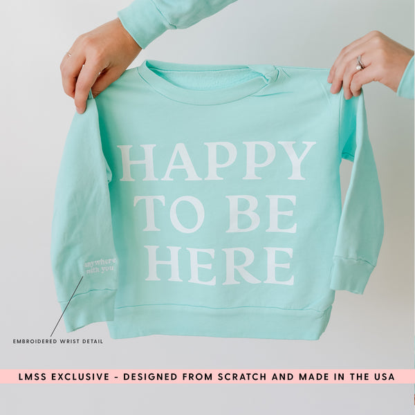 THE HAPPY ANYWHERE CREWNECK - LMSS Exclusive Sweatshirt (Child Size)
