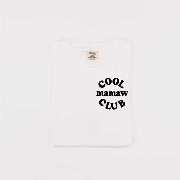COOL Mamaw CLUB - Pocket Design - SHORT SLEEVE COMFORT COLORS TEE