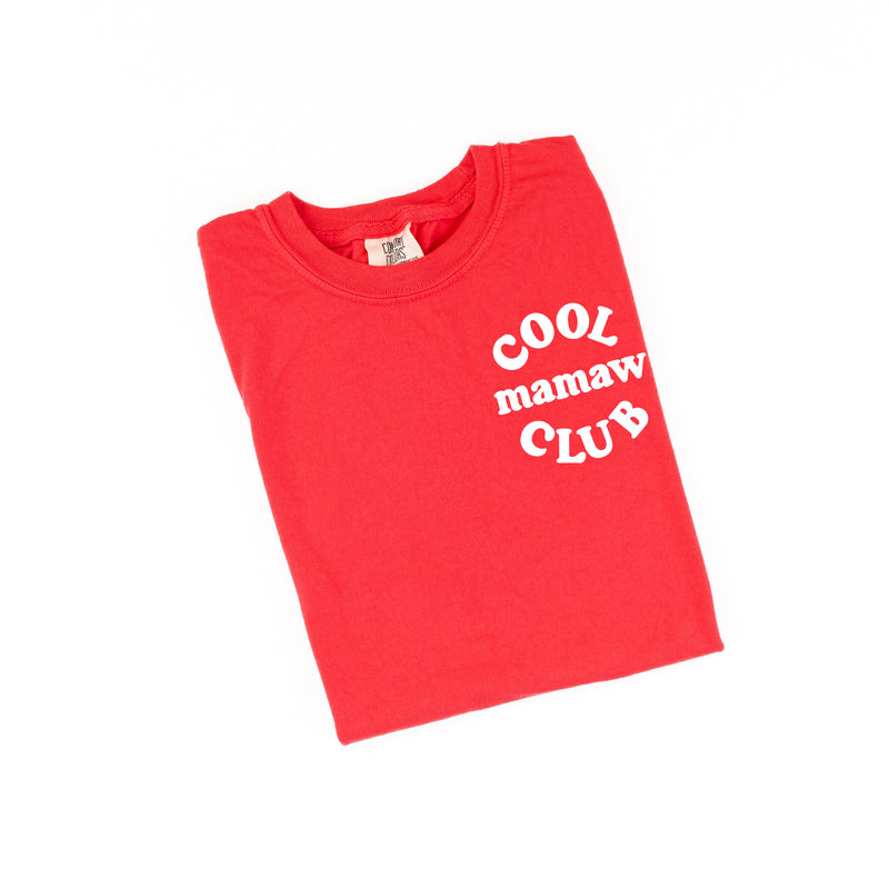 COOL Mamaw CLUB - Pocket Design - SHORT SLEEVE COMFORT COLORS TEE