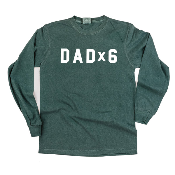 DAD x (Child Number) - LONG SLEEVE COMFORT COLORS TEE