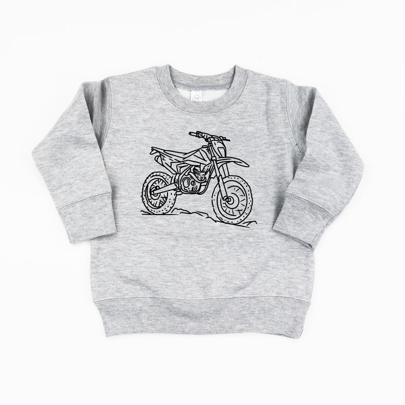 DIRT BIKE - Minimalist Design - Child Sweater