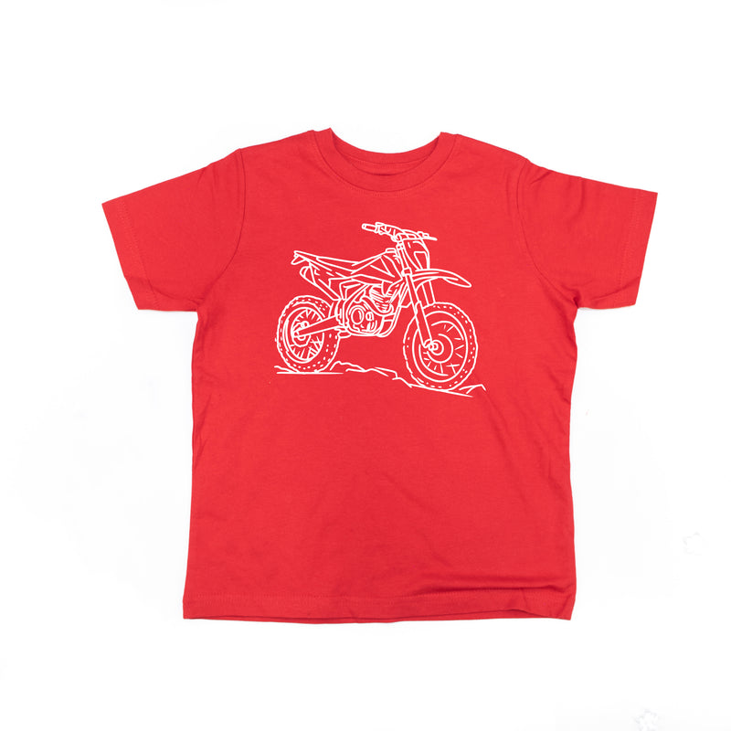 DIRT BIKE - Minimalist Design - Short Sleeve Child Shirt