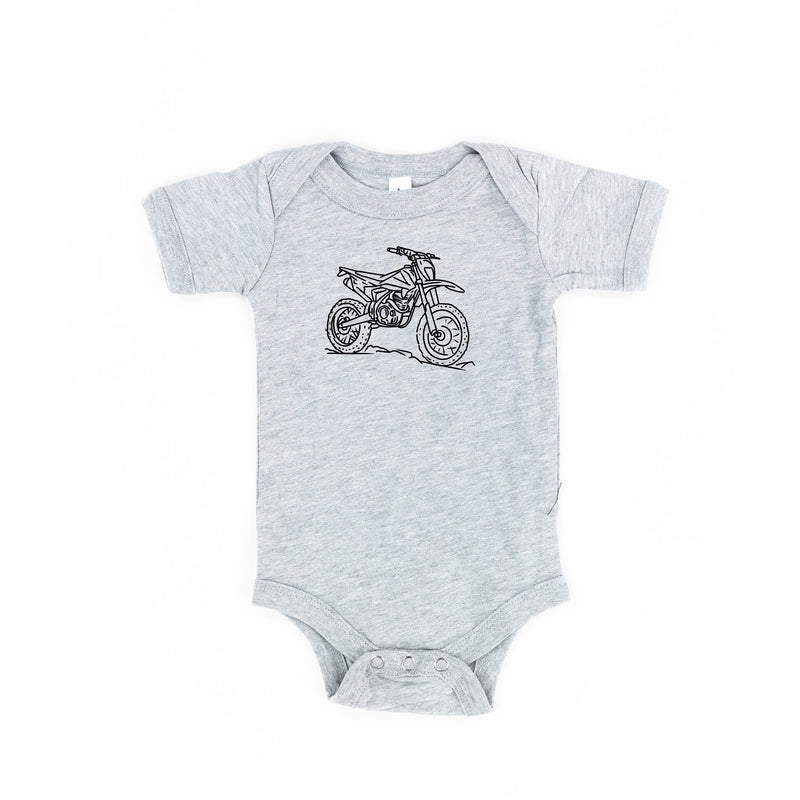 DIRT BIKE - Minimalist Design - Short Sleeve Child Shirt