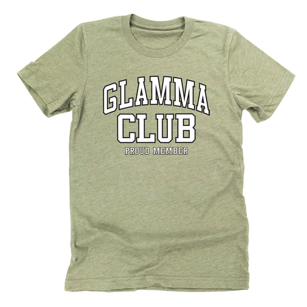 Varsity Style - GLAMMA Club - Proud Member - Unisex Tee