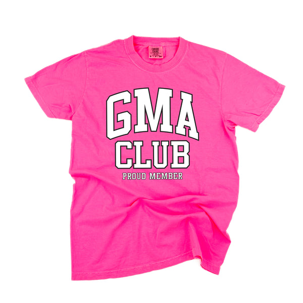 Varsity Style - GMA Club - Proud Member - SHORT SLEEVE COMFORT COLORS TEE