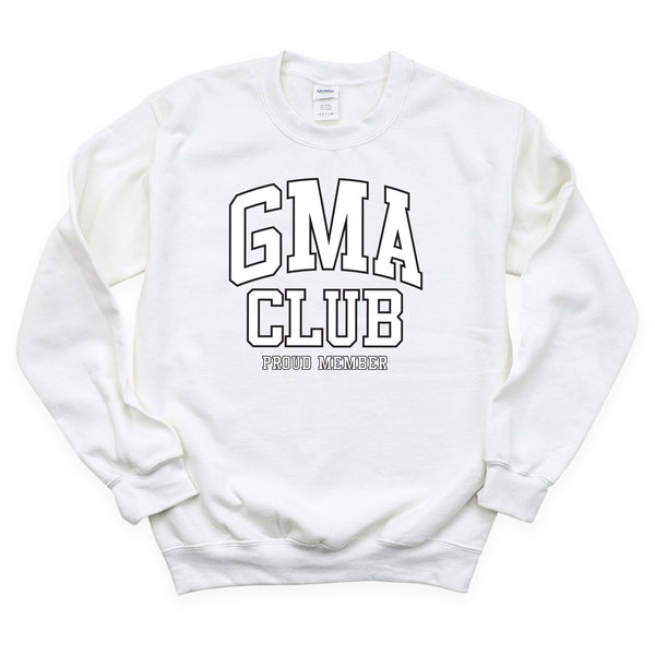 Varsity Style - GMA Club - Proud Member - BASIC FLEECE CREWNECK