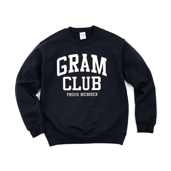 Varsity Style - GRAM Club - Proud Member - BASIC FLEECE CREWNECK
