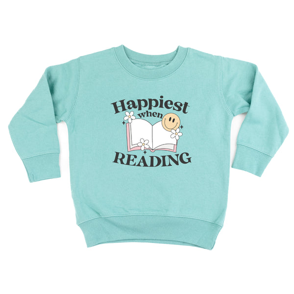 Happiest When Reading - Child Sweater