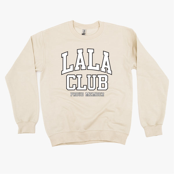 Varsity Style - LALA Club - Proud Member - BASIC FLEECE CREWNECK