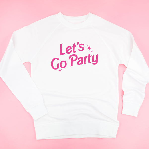 let_s_go_party_barbie_adult_lightweight_sweater_little_mama_shirt_shop