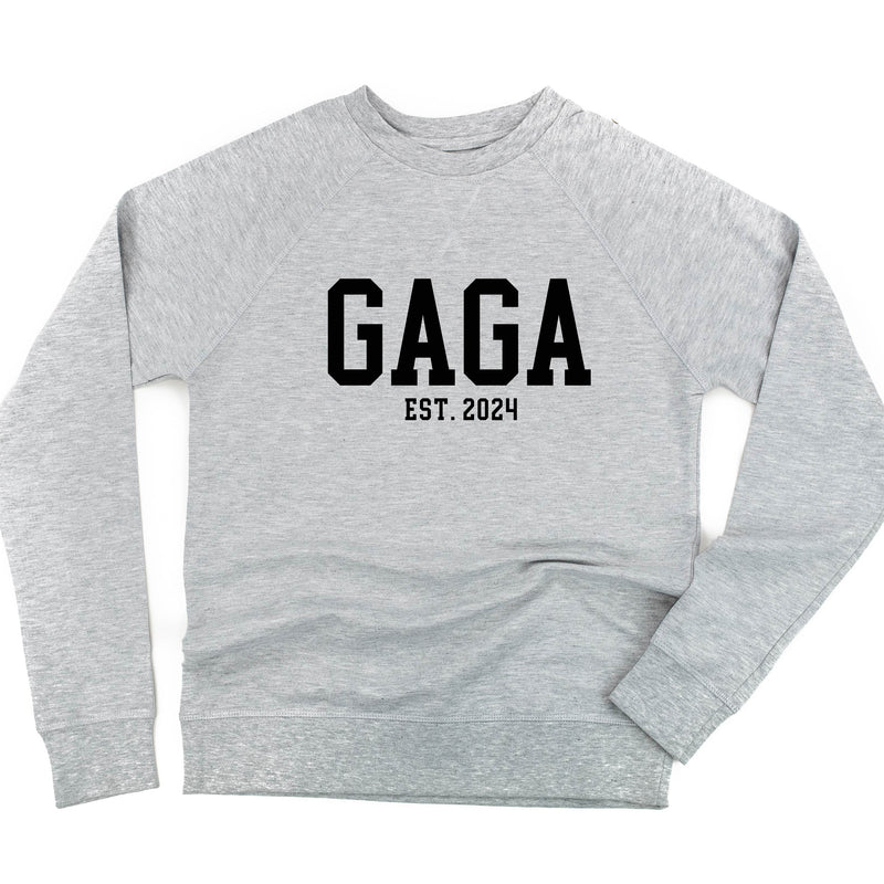 Gaga - EST. (Select Your Year) ﻿- Lightweight Pullover Sweater