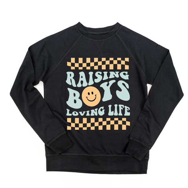 THE RETRO EDIT - Raising Boys Loving Life - Lightweight Pullover Sweater