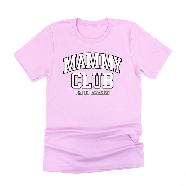 Varsity Style - MAMMY Club - Proud Member - Unisex Tee