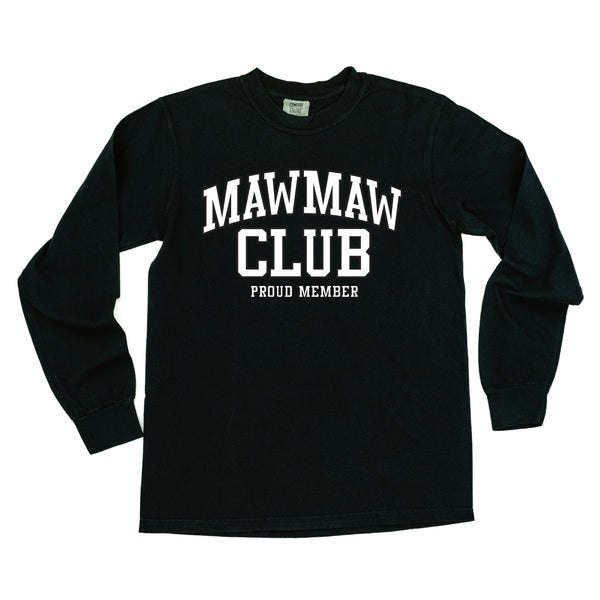 Varsity Style - MAWMAW Club - Proud Member - LONG SLEEVE COMFORT COLORS TEE