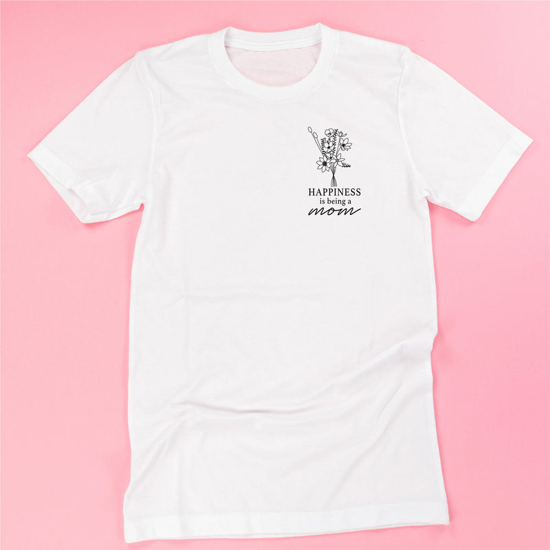 Bouquet Style - Happiness is Being a MOM - Unisex Tee