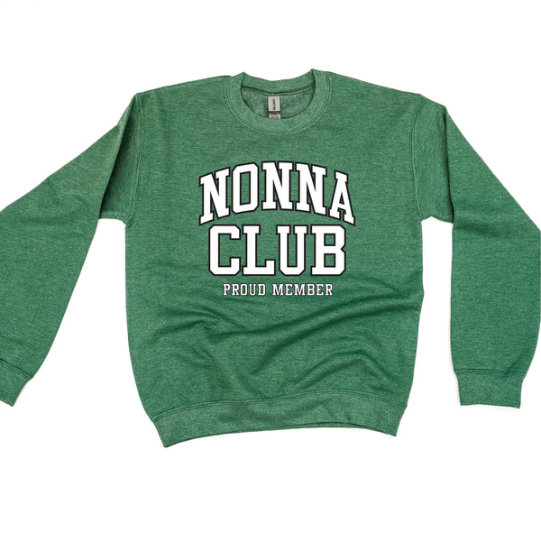 Varsity Style - NONNA Club - Proud Member - BASIC FLEECE CREWNECK