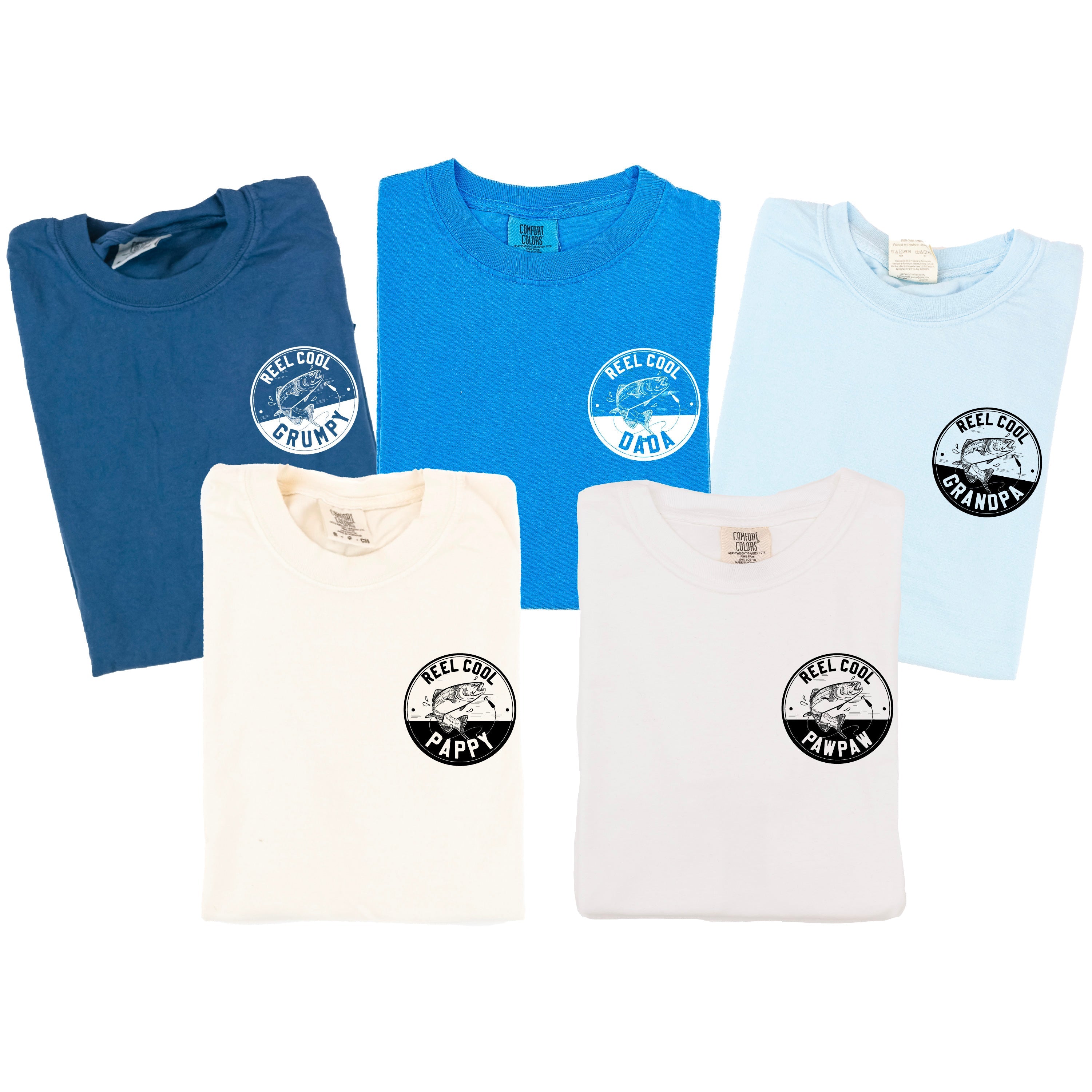 Reel Cool _____ (pocket) - (Choose Your Name) - Comfort Colors Tee 