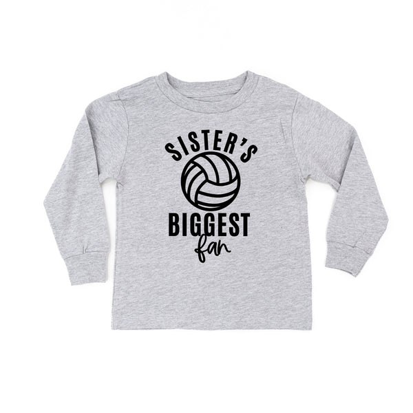 Sister's Biggest Fan - (Volleyball) - Long Sleeve Child Shirt