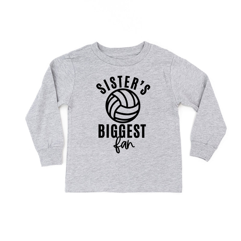 Sister's Biggest Fan - (Volleyball) - Long Sleeve Child Shirt