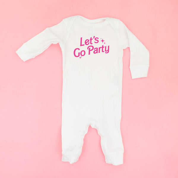 Let's Go Party (Barbie Party) - One Piece Baby Sleeper