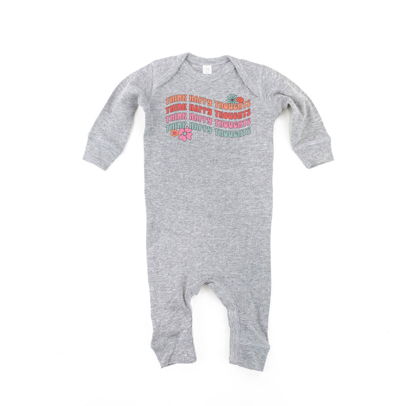 Think Happy Thoughts - One Piece Baby Sleeper