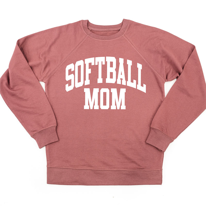Varsity Style - SOFTBALL MOM - Lightweight Pullover Sweater