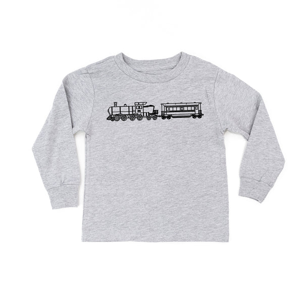 TRAIN - Minimalist Design - Long Sleeve Child Shirt
