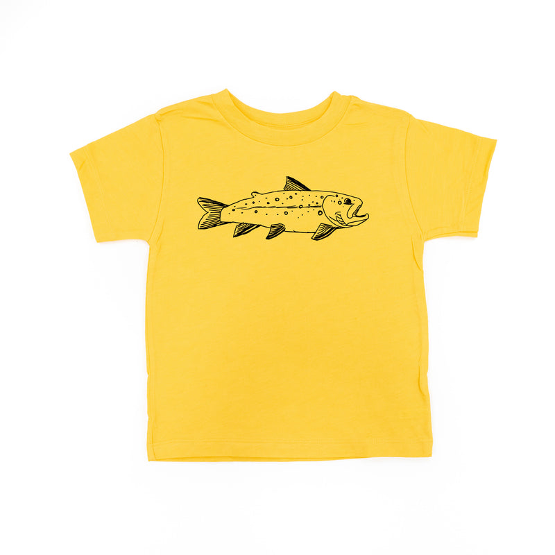 Hand Drawn Brook Trout - Child Shirt