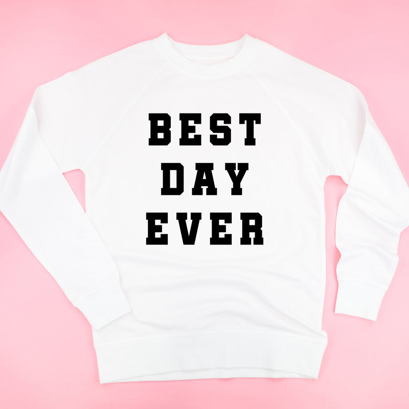 Best Day Ever - Varsity - Lightweight Pullover Sweater
