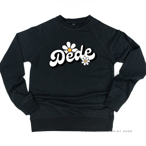 DAISY - DEDE - w/ Full Daisy on Back - Lightweight Pullover Sweater