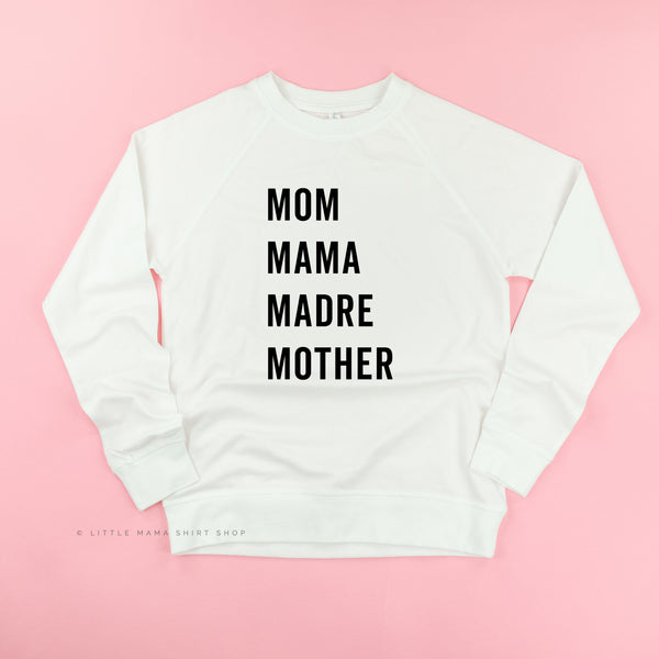 Mom Mama Madre Mother - Basics Collection - Lightweight Pullover Sweater
