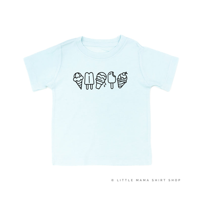 5 ACROSS ICE CREAM - Short Sleeve Child Shirt