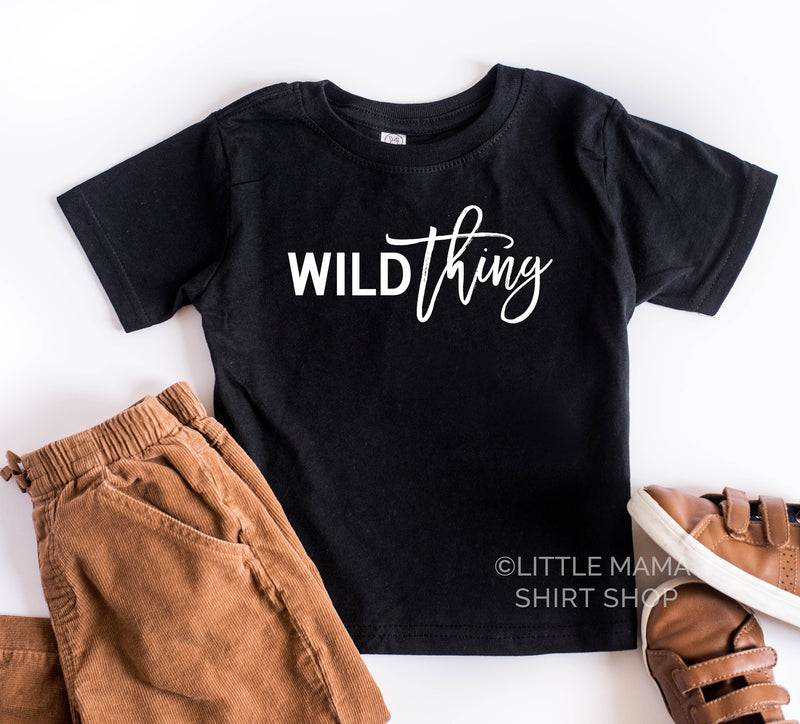 Wild Thing - You Make My Heart Sing | Set of 2 Black Shirts