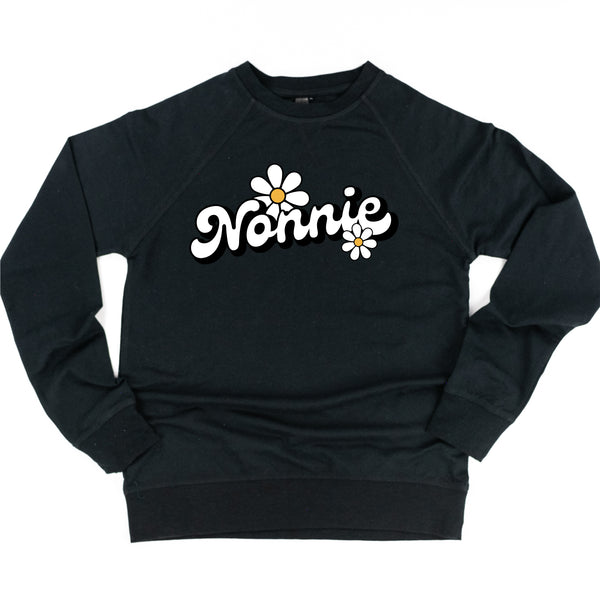 DAISY - NONNIE - w/ Full Daisy on Back - Lightweight Pullover Sweater