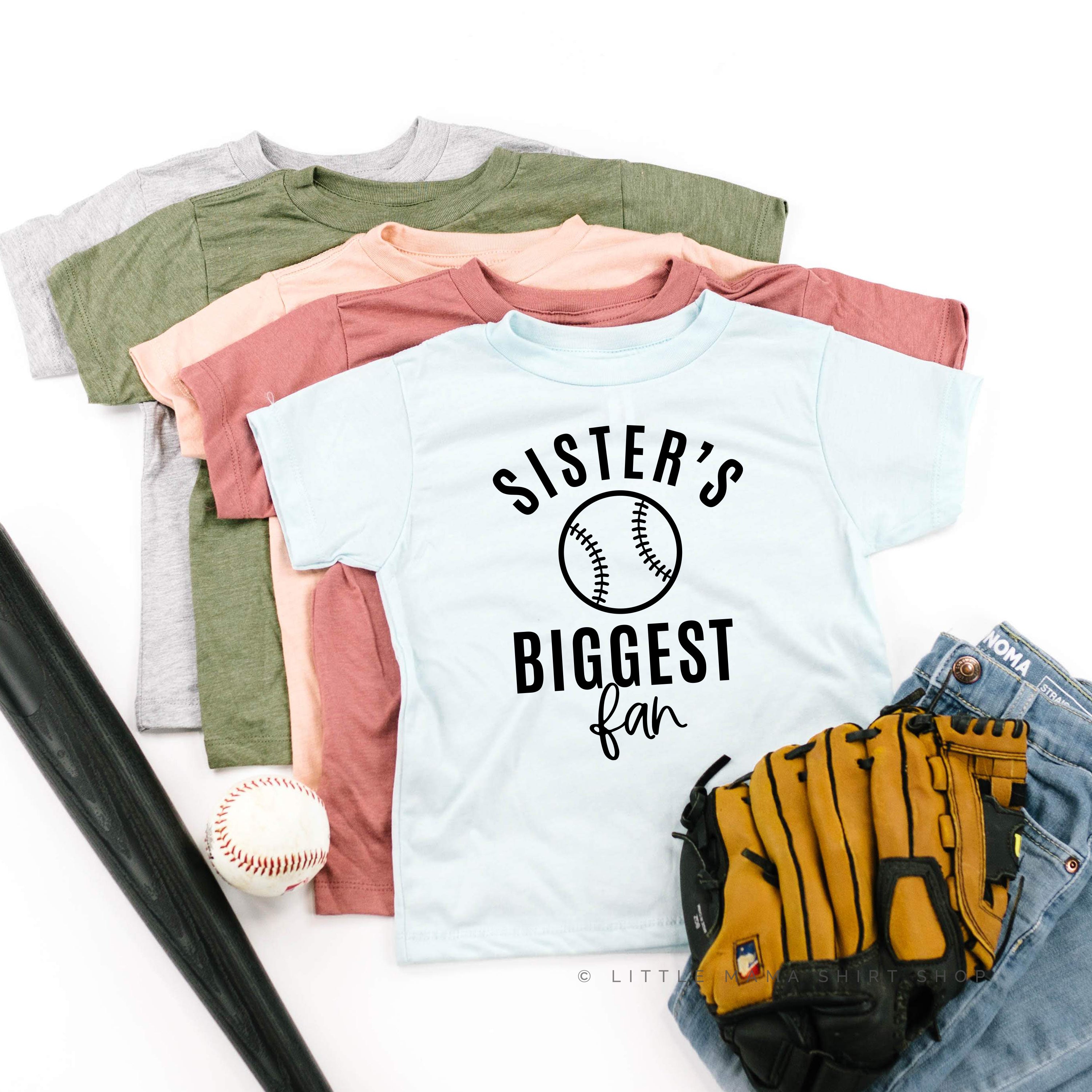 Baseball Sister Shirt, Family Baseball Shirt, Baseball Biggest Fan
